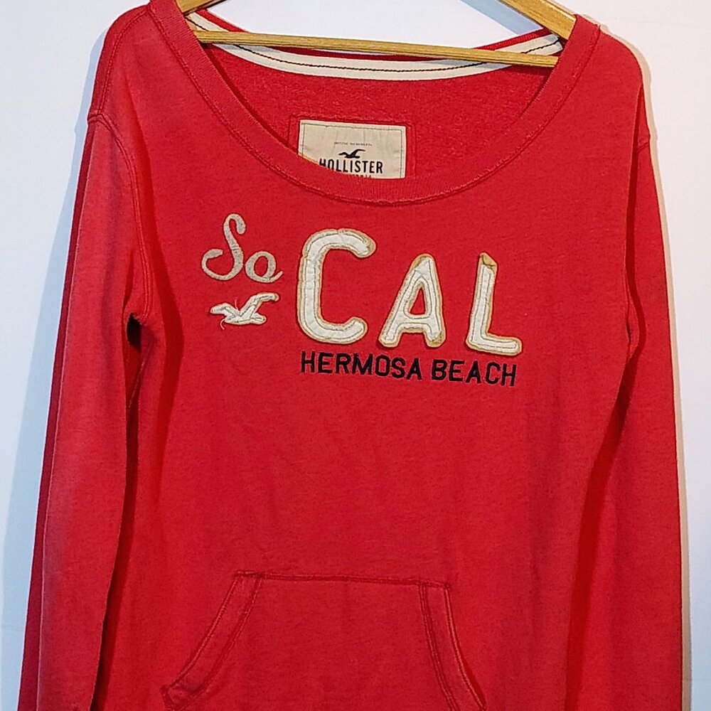 Hollister So Cal Off the Shoulder Sweat shirt Woman's Medium